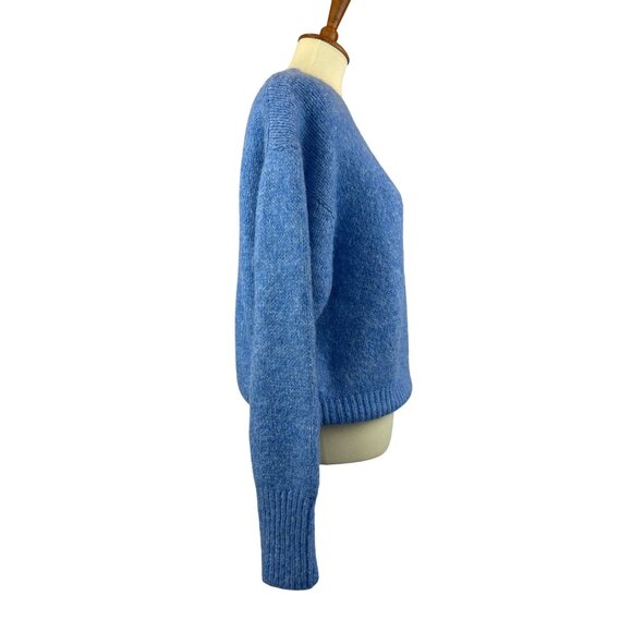 Zara Blue Crew Neck Sweater - Picture 4 of 8